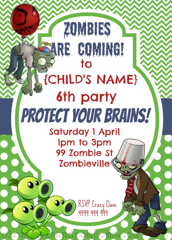 zombie invite sample